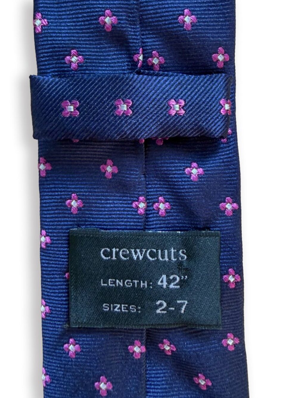 J.Crew Crewcuts Kids 100% Silk Tie Size 2-7 - Picture 3 of 5